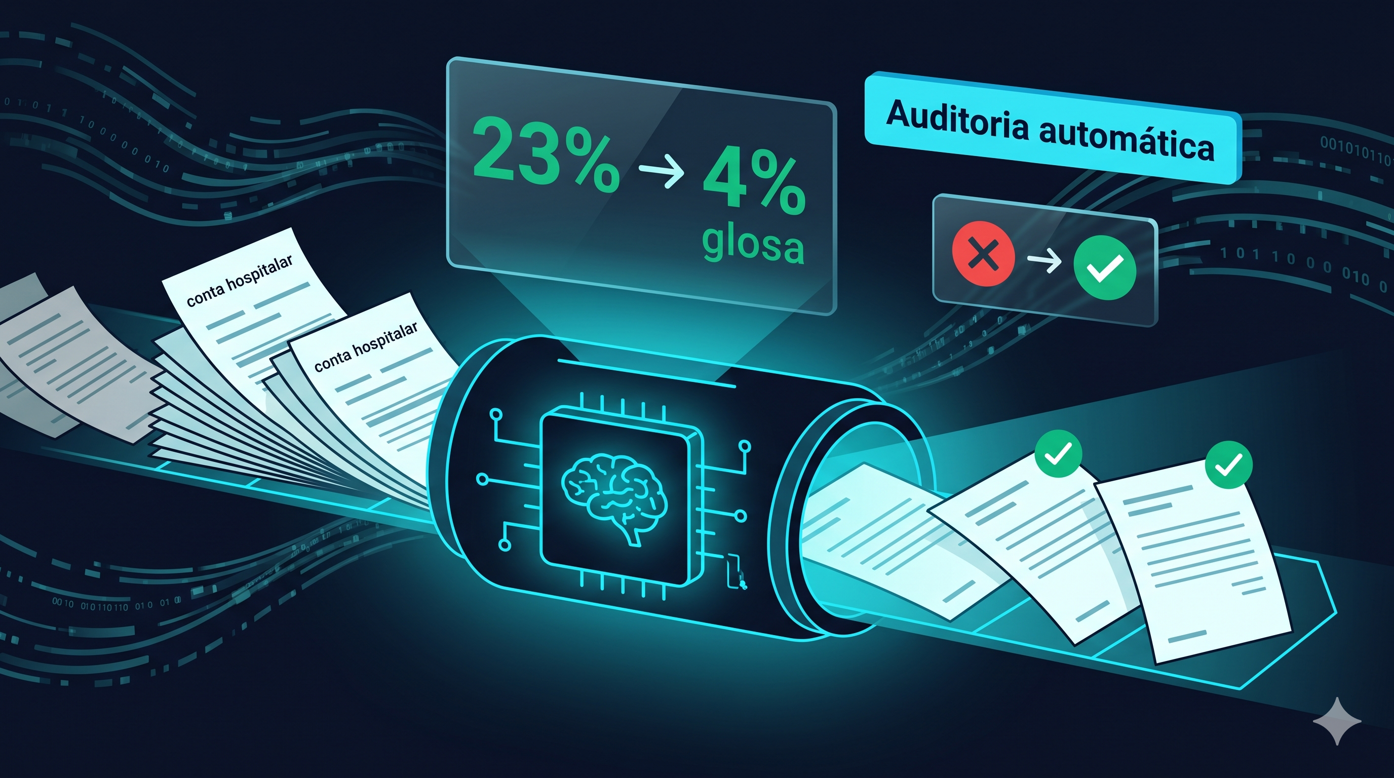 IA no Faturamento Hospitalar: pipeline de auditoria automática de contas médicas