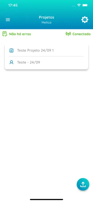 STcollect mobile: tela 2